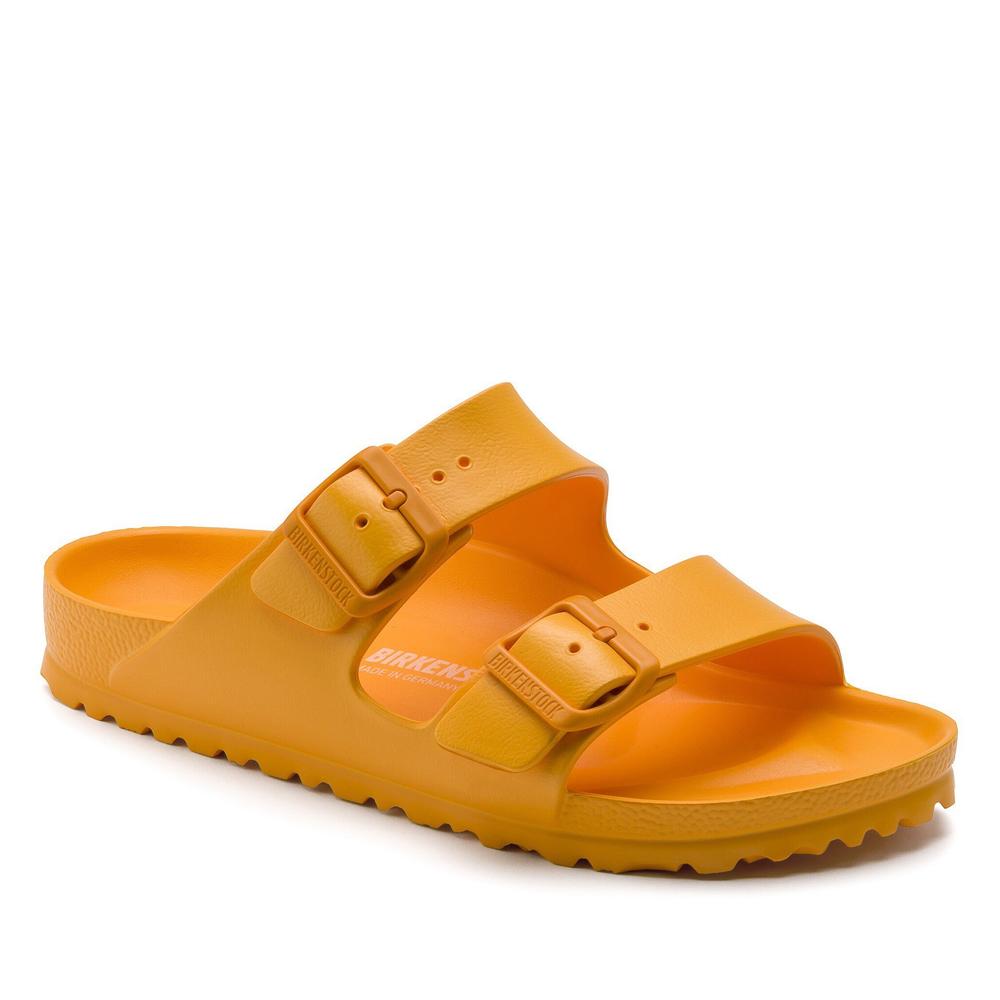 Klapki damskie Birkenstock Arizona Eva 1015470 - pomarańczowe